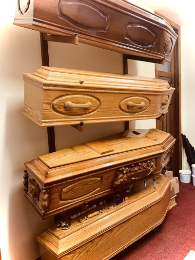 Caskets available from Flood Funeral Directors, Gorey, Co. Wexford, Ireland