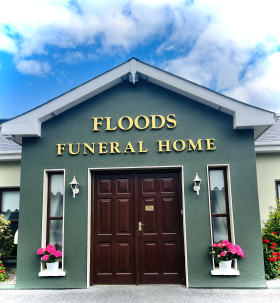 Front Entrance of the funeral home - Flood Funeral Directors, Gorey, Co. Wexford, Ireland